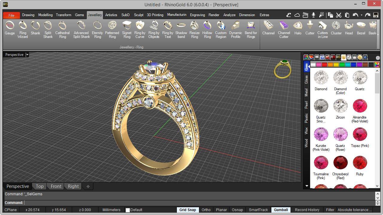 RhinoGold Impression 3D
